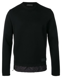Prada приталенный свитер с длинными рукавами 48 черный Prada