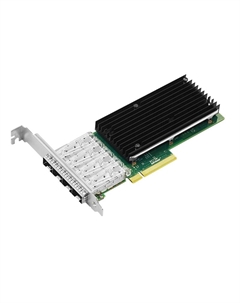 Сетевая карта FT-N10-IP34SFP+, 4xSFP+, 10 Гб/с, PCI-Ex8, Retail (FT-N10-IP34SFP+) Fibo