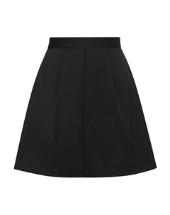 Простые повседневные шорты А-силуэта с застежкой-молнией сзади, черный Deep breath