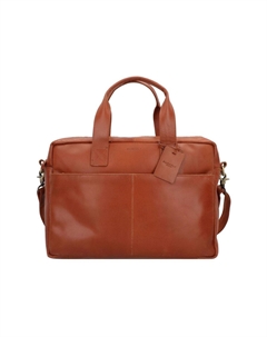 Кожаный портфель Vintage River размером 41 см с отделением для ноутбука BURKELY, цвет Cognac Burkely