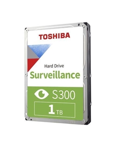 Жесткий диск S300 HDWV110UZSVA, 1ТБ, HDD, SATA III, 3.5" Toshiba