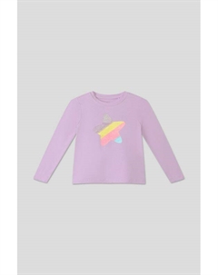 Лонгслив хлопковый с принтом Ovs