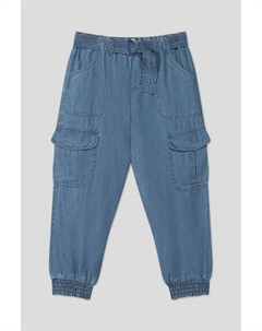 Брюки хлопковые на эластичном поясе с карманами Mayoral