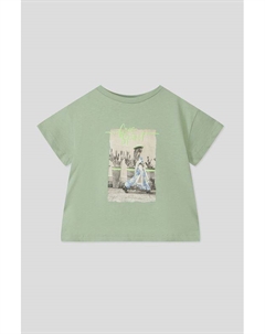 Футболка хлопковая с принтом Mayoral