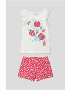 Комплект из майки и шорт с принтом Mayoral