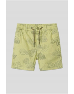 Шорты хлопковые на кулиске с принтом Mayoral