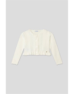 Кардиган хлопковый ажурный Mayoral
