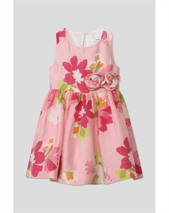 Платье из льна с принтом Mayoral