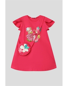 Платье хлопковое с принтом Mayoral