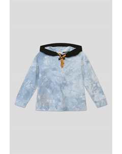 Худи хлопковое свободного кроя с принтом Choupette