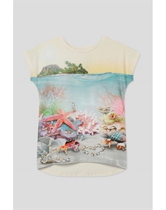 Футболка хлопковая с принтом Molo