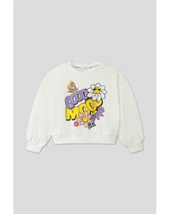 Свитшот хлопковый с принтом Choupette