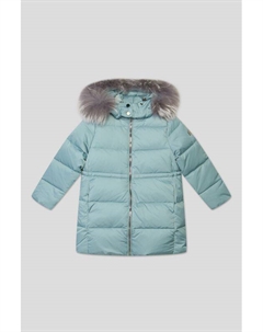 Утепленное пальто с капюшоном Pulka