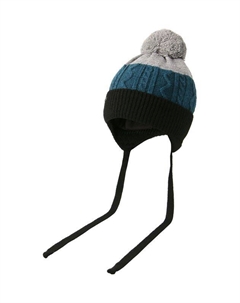 Шапка с помпоном на завязках Pulka