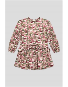 Платье с рюшами и принтом Mayoral