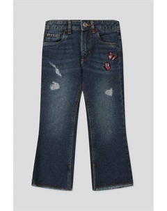 Джинсы с эффектом потертости Ovs