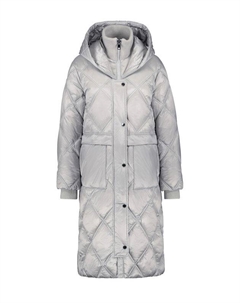 Удлиненный стеганный пуховик с капюшоном Gerry weber