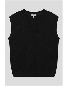 Однотонный жилет с принтом Silver spoon