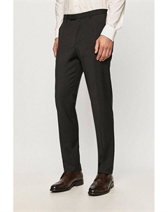 Брюки прямого кроя из шерсти Hugo