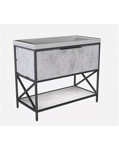 Тумба под раковину Фостер 100 Бруклин-100 бетон (543946) Mixline