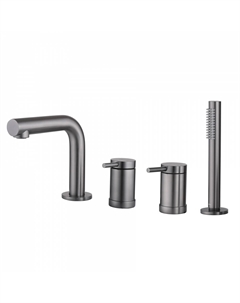 Смеситель ABBER Emotion AF8813NG на борт ванны, никель Abber