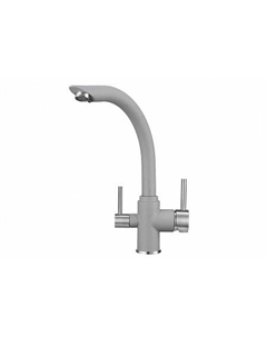 Смеситель Granula GR-2304 алюминиум для кухни
