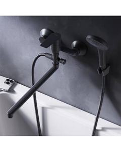 F90A90122 Смеситель для ванны и душа с длинным изливом и душевым набором Am.pm.