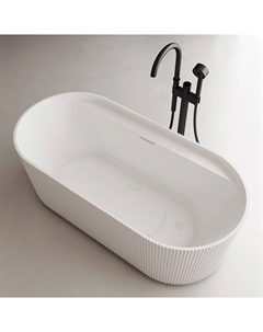 Акриловая ванна ABBER AB9444MW белая матовая Abber