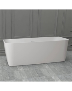 Ванна из искусственного камня ABBER Stein AS9617 белая матовая Abber