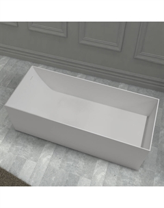 Ванна из искусственного камня ABBER Stein AS9640-1.5 белая матовая Abber