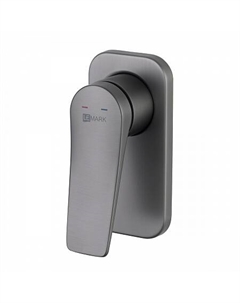 Смеситель Lemark Bronx LM3723GM для душа встраиваемый, без аксессуаров, графит