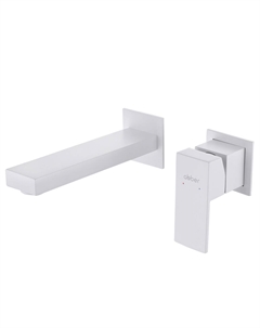 Смеситель ABBER Daheim AF8212W для раковины скрытого монтажа, белый матовый Abber