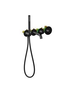 Смеситель TIMO Saona 2324/03YSM для ванны скрытого монтажа с термостатом, черный матовый Timo