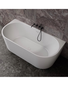 Ванна из искусственного камня ABBER Stein AS9652 белая матовая Abber