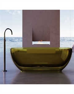Прозрачная ванна ABBER Kristall AT9703Vesuvian оливковая Abber