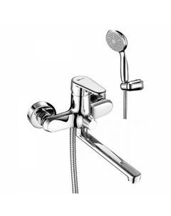 Смеситель Lemark Point LM0317C универсальный с плоск. изливом 200мм, дивертор с керамич. пластинами