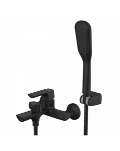 Смеситель Lemark Ursus LM7214BL для ванны с коротким изливом, черный