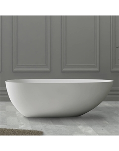 Ванна из искусственного камня ABBER Stein AS9611-1.6 белая матовая Abber