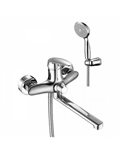 Смеситель Lemark Linara LM0417C универсальный с плоск. изливом 200мм, дивертор с кер.пластинам, хром