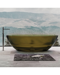 Прозрачная ванна ABBER Kristall AT9702Vesuvian оливковая Abber