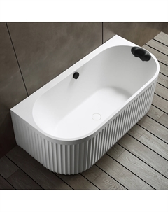 Ванна из искусственного камня ABBER Leipzig AM9916 белая матовая Abber