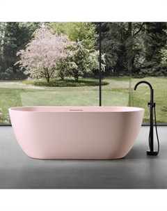 Ванна из искусственного камня ABBER Frankfurt AM9941MP розовая матовая Abber