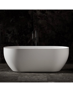 Ванна из искусственного камня ABBER Stein AS9613-1.6 белая матовая Abber