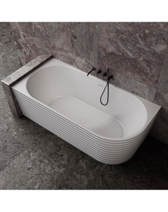 Ванна из искусственного камня ABBER Stein AS9651 L белая матовая Abber