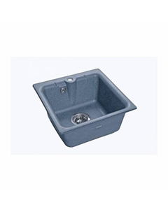 Мойка кухонная GranFest PRACTIK GF-P-420 1-чаш. 417*417мм графит, мрамор Granfest