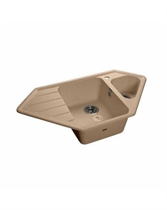 Мойка кухонная GranFest CORNER GF-C-950E угловая 930*485мм топаз, мрамор Granfest