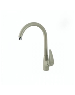 Смеситель Lemark Linara LM0405PGR для кухни с высоким поворотным изливом, грей