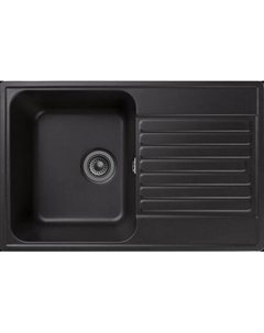 Мойка кухонная GranFest QUARZ GF-Z78 Чаш+крыл 740*480 мм черный Granfest