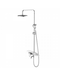 Смеситель Lemark Tropiс LM7003C для ванны и душа с верхней душ. лейкой "Тропический дождь"