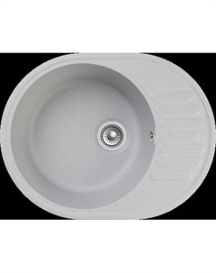 Мойка кухонная GranFest QUARZ GF-Z-58 чаша с крылом 620*480мм сер Granfest